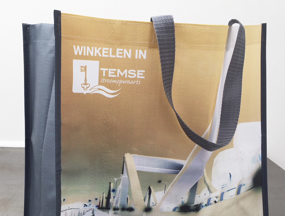 shoppingtas met brug van Temse