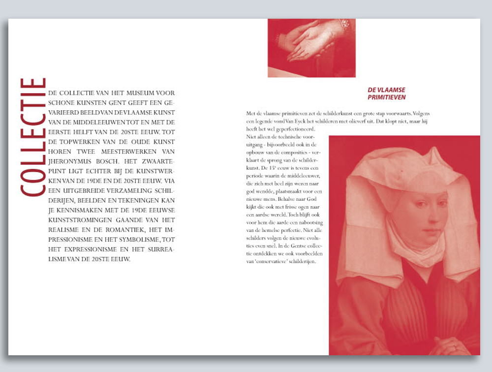 binnenpagina brochure museum