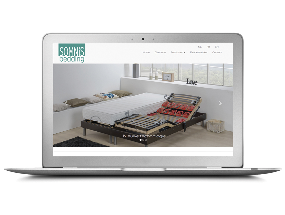 homepage website somnis bedding