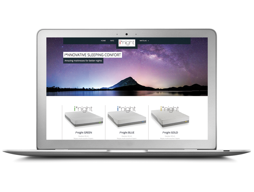 homepage website i-night